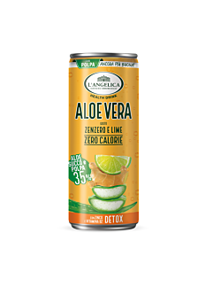 Aloe Drink Zenzero e LIme in lattina