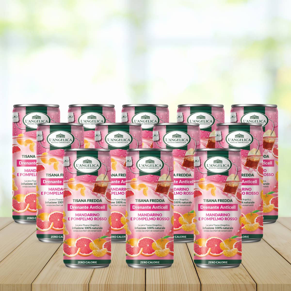 Multipack 12 pezzi Tisana a Freddo Drenante Anticell in lattina -15%