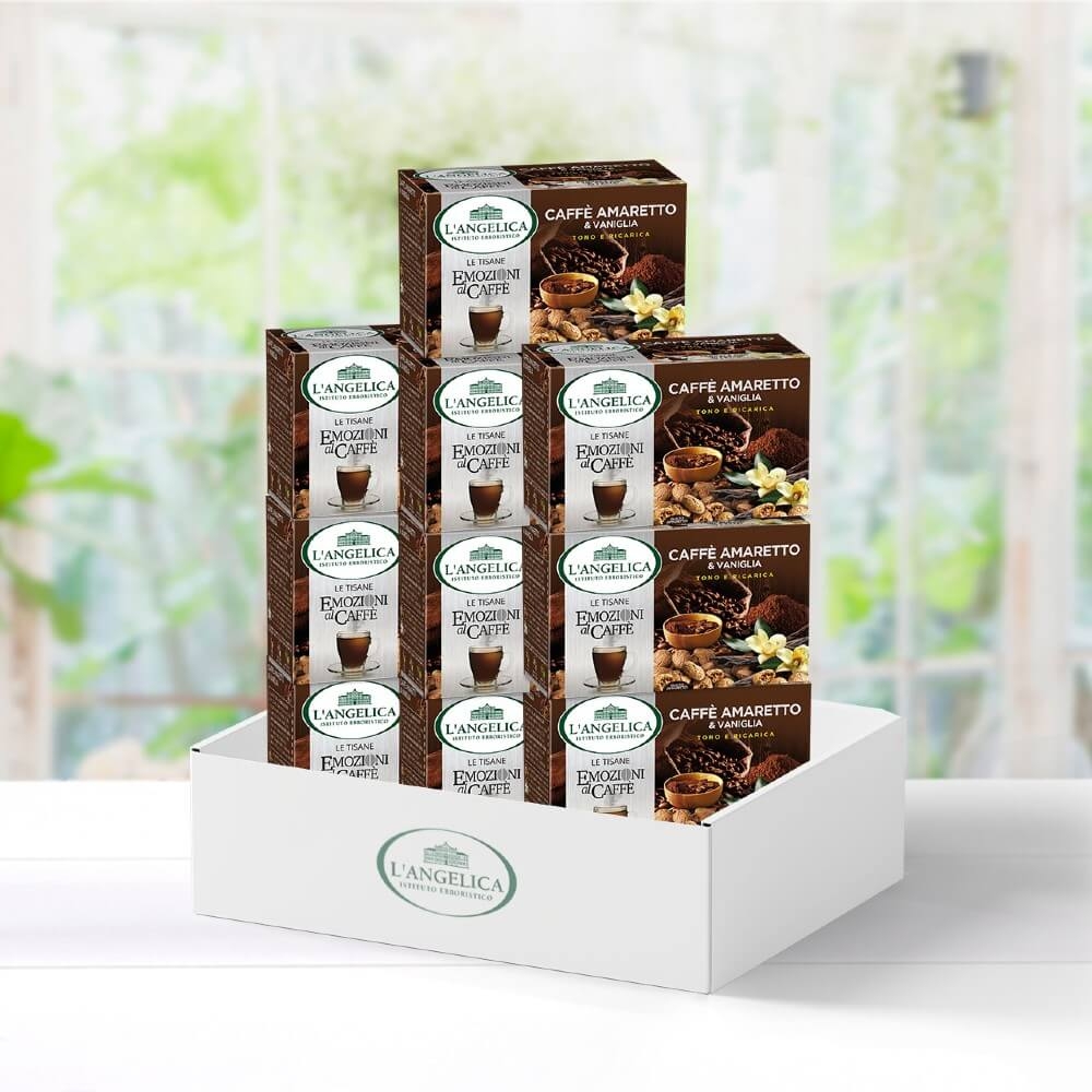 Multipack 10 pezzi Tisana caffè amaretto e vaniglia -20%