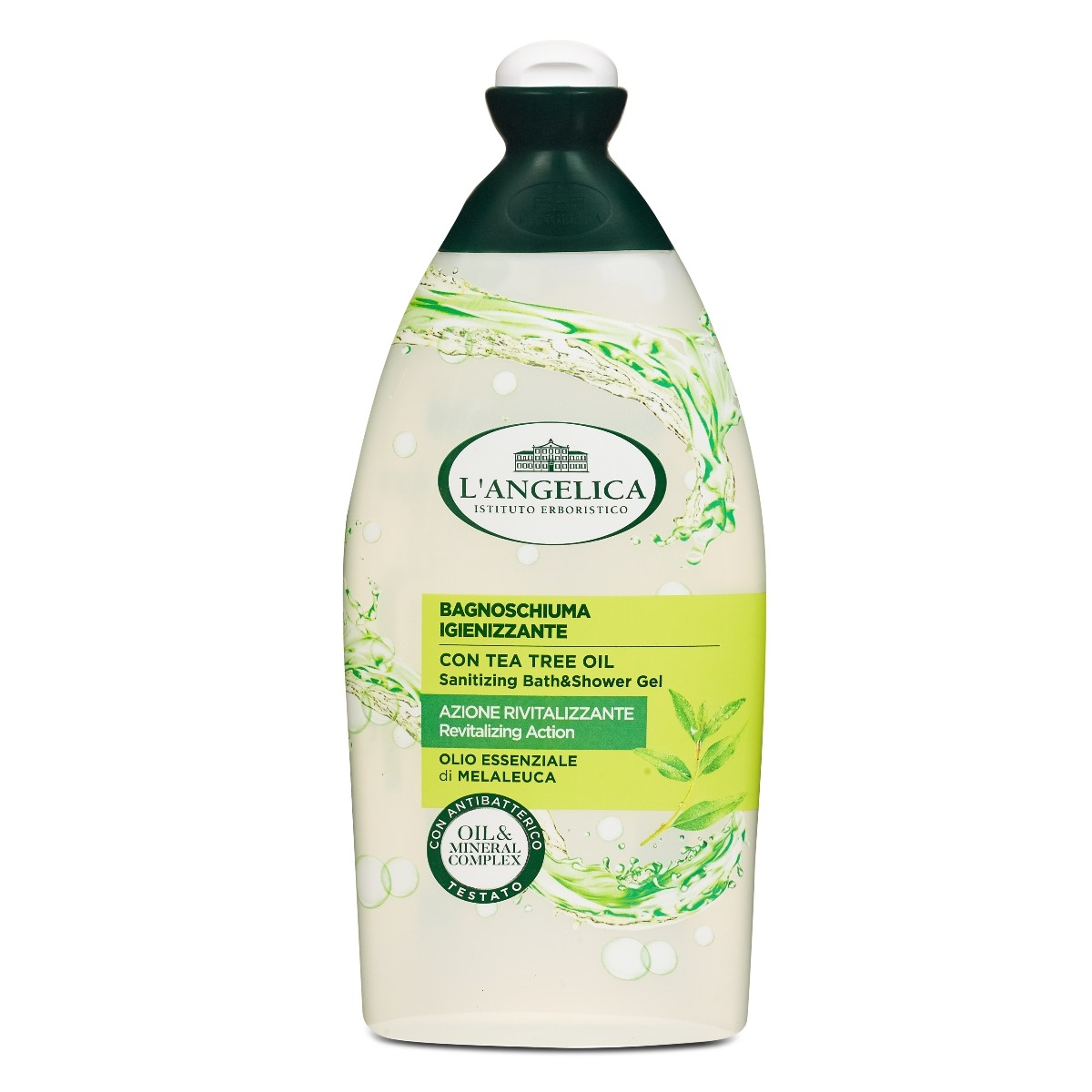 Bagno Schiuma Azione Igienizzante Con Olio essenziale di Melaleuca