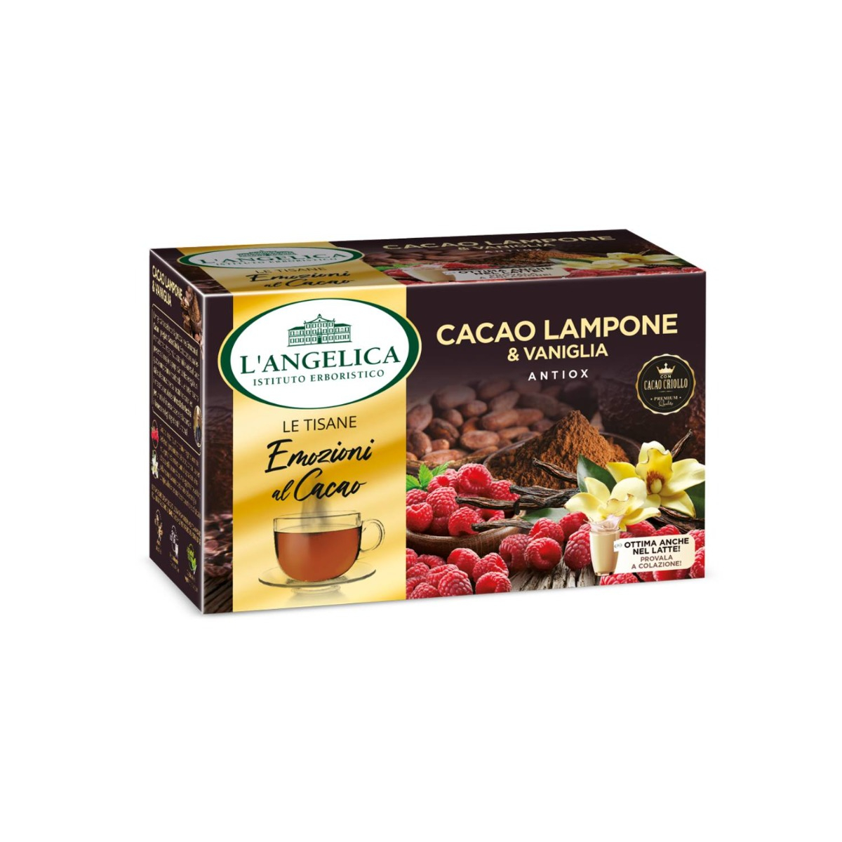 Tisana Cacao Lampone e Vaniglia