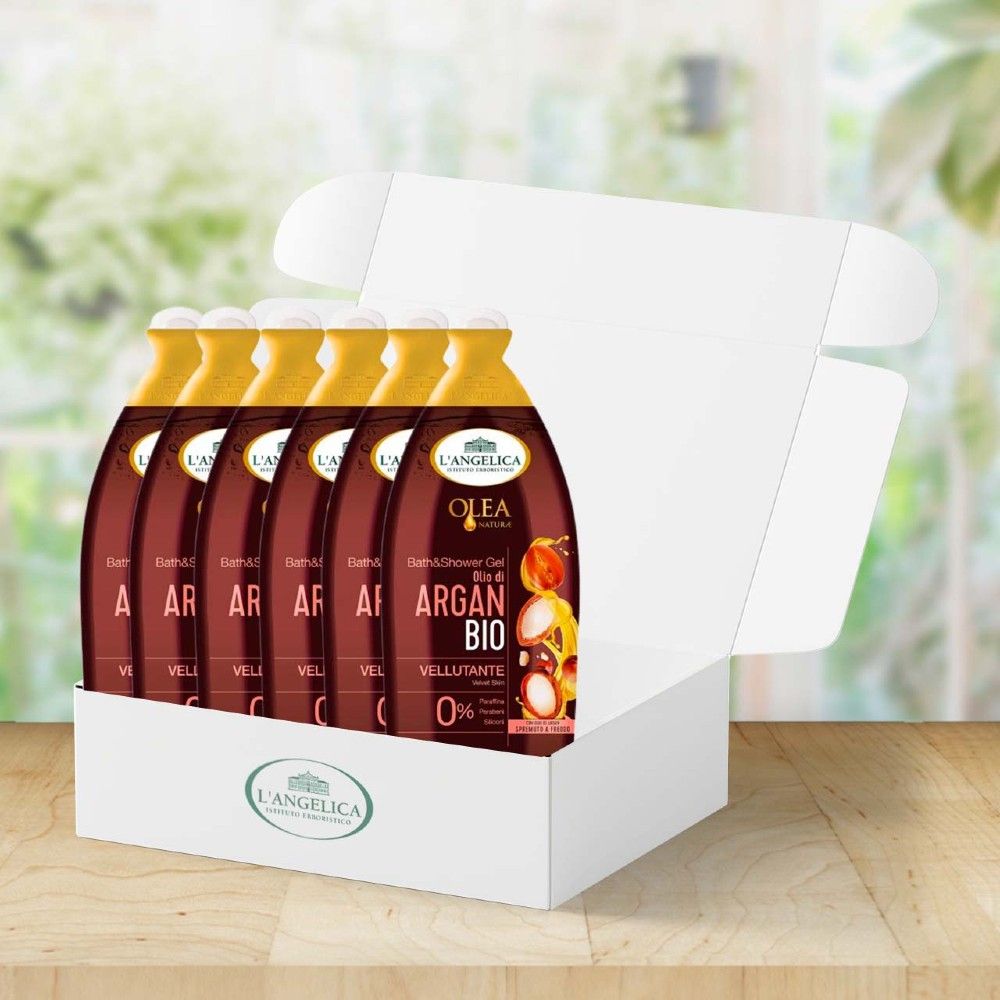 Multipack 6 pezzi Bagnodoccia Vellutante Olio Bio di Argan -10%