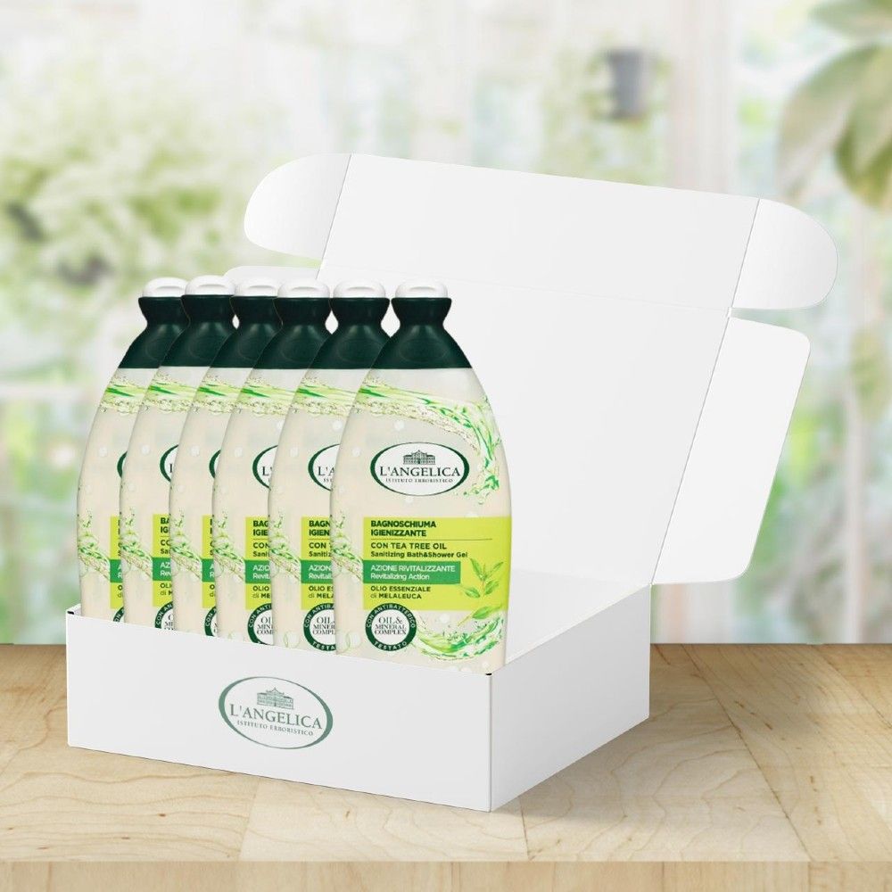 Multipack 6 pezzi Bagnoschiuma Igienizzante Con Olio di Melaleuca -10%
