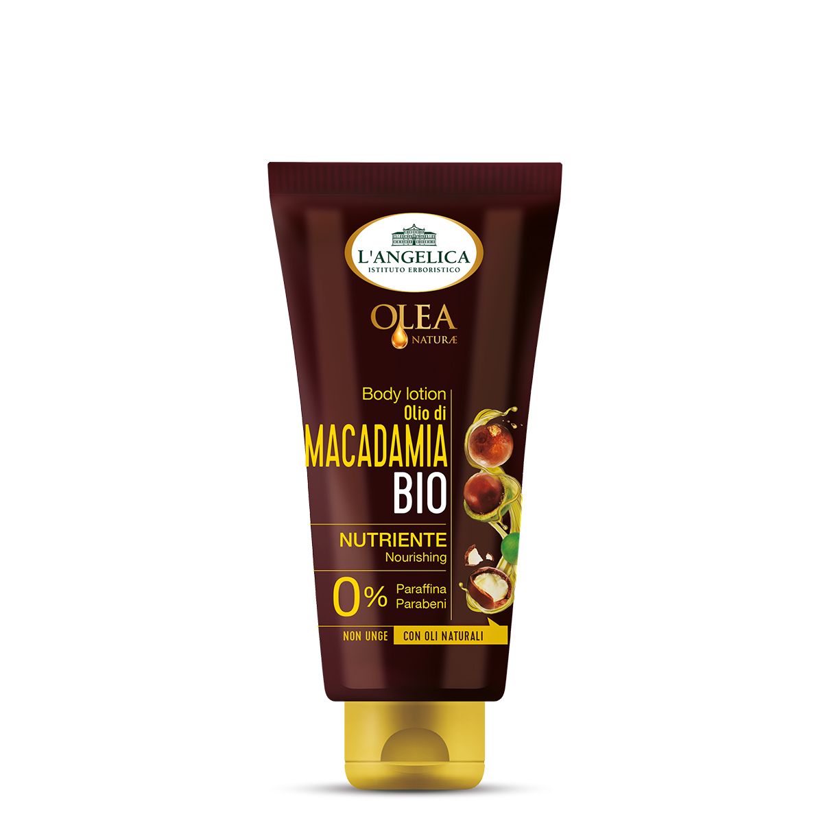 Body Lotion Nutriente con Olio Bio di Macadamia