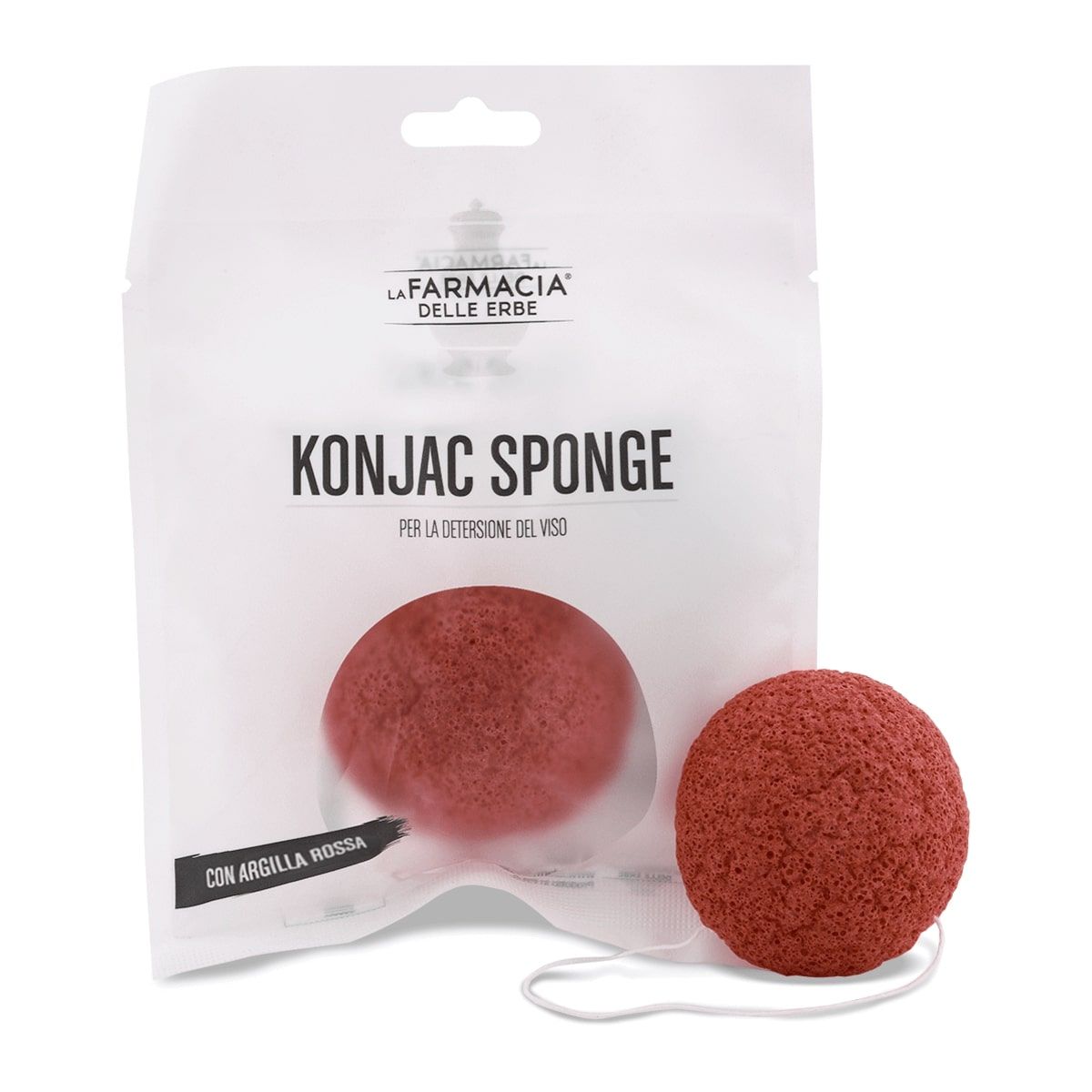 Konjac Red Clay Sponge