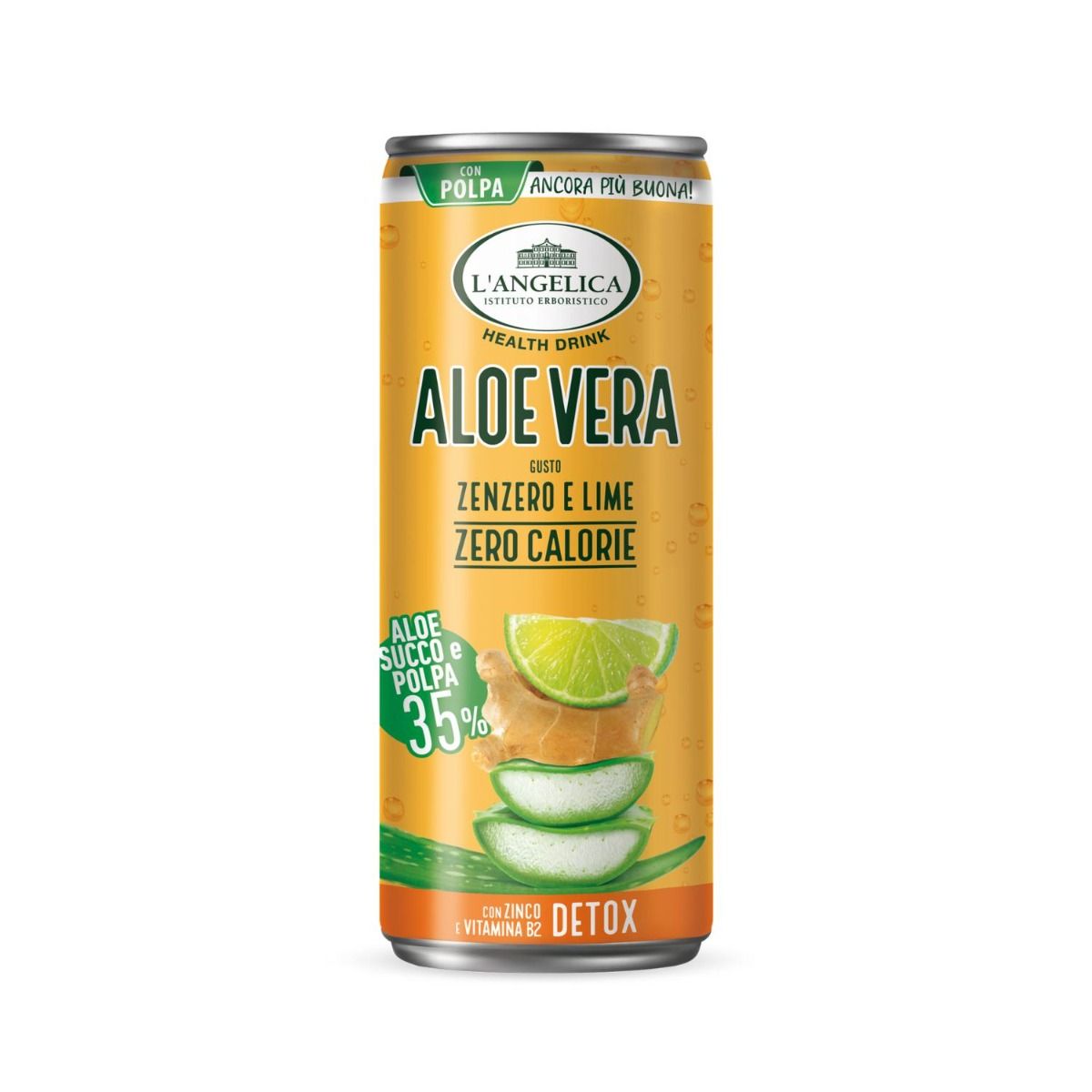 Tisana Aloe vera gusto Zenzero in lattina