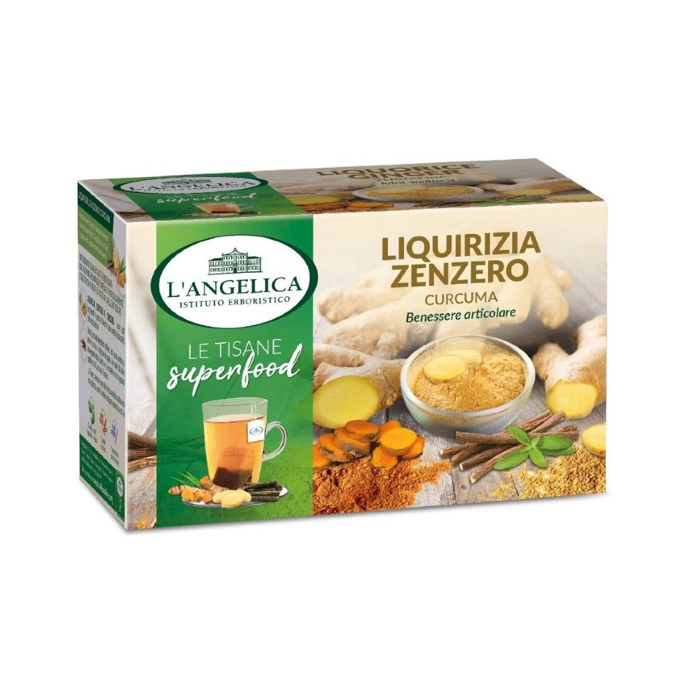 LIQUORICE GINGER AND TURMERIC HERBAL TEA