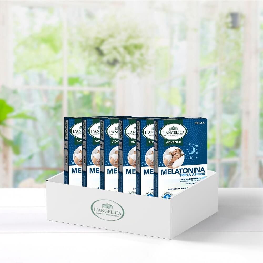 Multipack 6 pezzi integratore melatonina tripla azione -20%