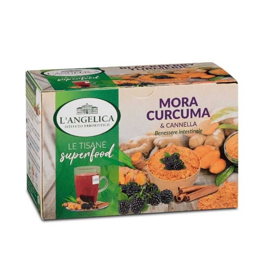 Tisana Superfood Mora Curcuma e Cannella