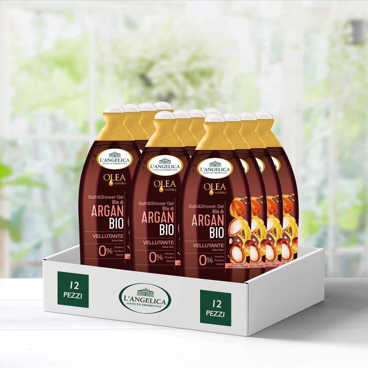 Multipack 12 items - Organic Argan Oil Velvety Body Wash -25%.