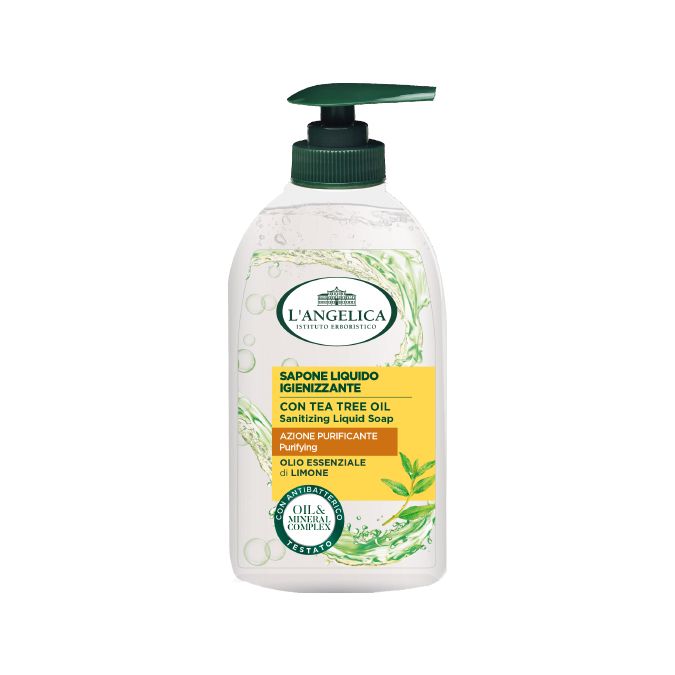 Sapone Liquido Azione Igienizzante con Olio essenziale di Limone