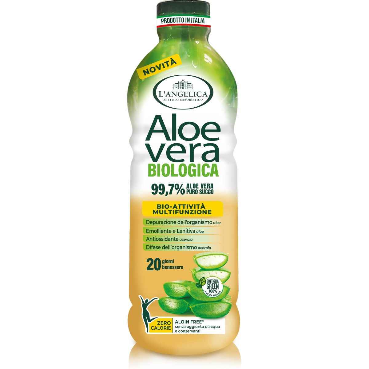 Aloe Vera Bio in Succo Puro - Integratore Multifunzione